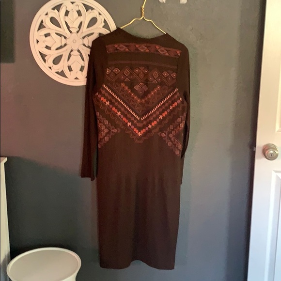 Boho cardigan long fall winter bohemian XL Large - Picture 2 of 5